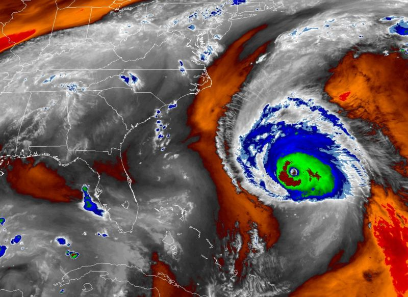Illustration for article titled El huracán Florence podría ser la peor tormenta que ha visto la costa de Florida: hacia dónde se dirige